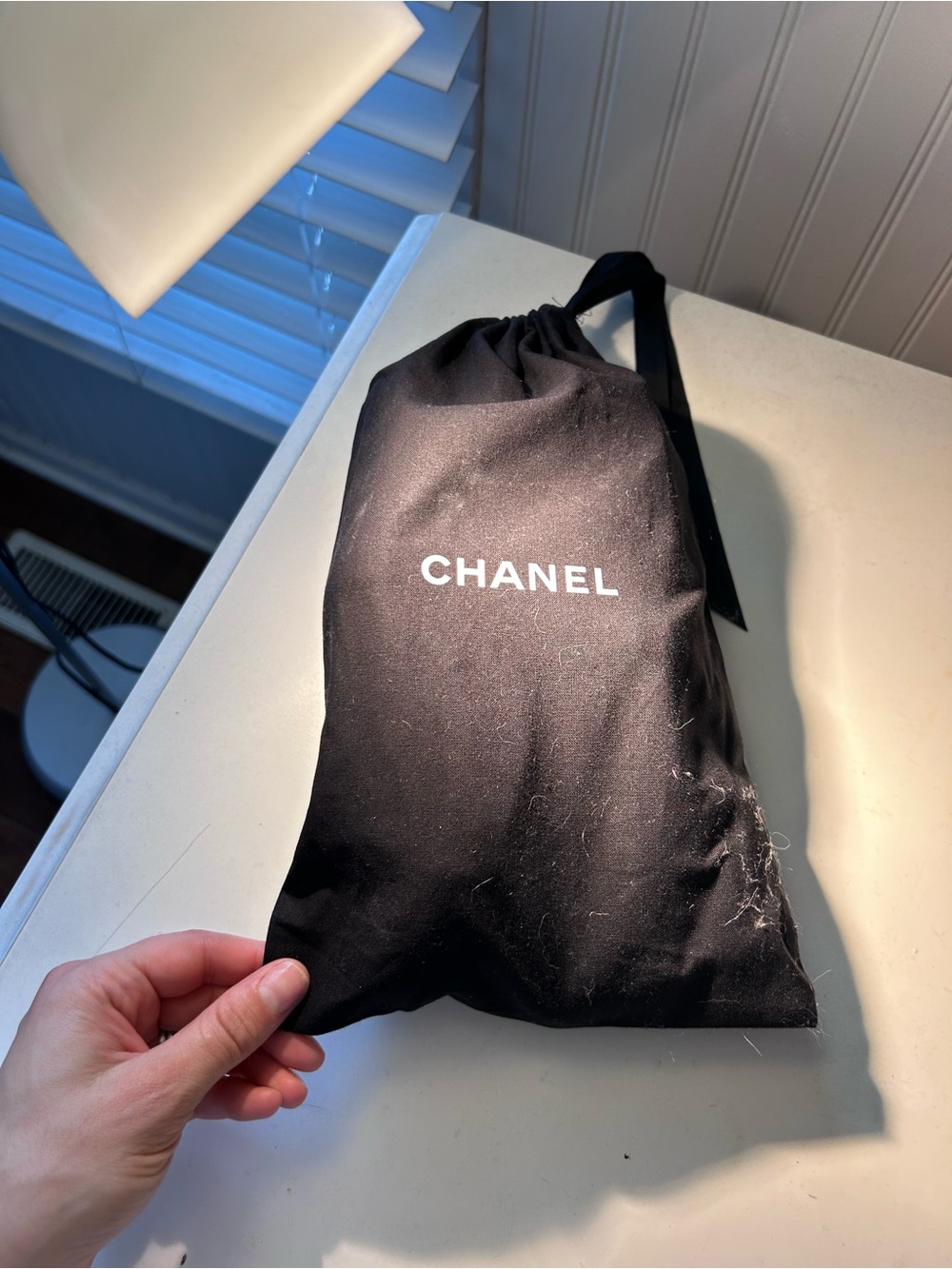 CHANEL Black Velvet Elastic Topline Ballet Flatsy WORN OUTSIDE ONCE CHANEL BAG - Picture 8 of 8
